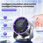 100-Speed Desktop Turbo Fan Digital Display Charging