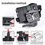 Mini PEQ15 Laser IR Tactical Light Picatinny Mount