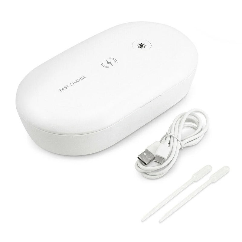 UV Light Phone Sterilizer Wireless Charging Box