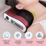 Heated Shiatsu Neck Back Shoulder Massage Pillow