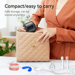 Ultrasonic Cleaning Machine Portable And Multifunctional Home Jewelry Denture Cleaner Toothbrush Head And Tooth Cover Cleaner