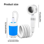 Rechargeable Electric Camping Shower Pump Digital Display