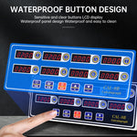 Professional 8-Channel Kitchen Timer Shake Alert Plug