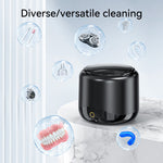 Ultrasonic Cleaning Machine Portable And Multifunctional Home Jewelry Denture Cleaner Toothbrush Head And Tooth Cover Cleaner