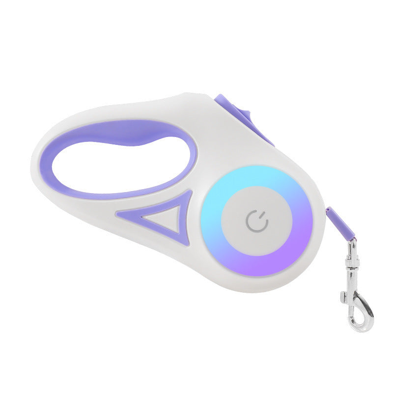 LED Light Retractable Dog Walking Traction Rope