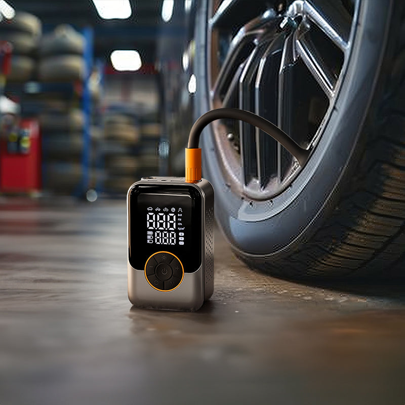 Wireless Portable Tire Ball Inflator Pump Device