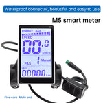 5-Pin LCD Speedometer Control Panel M5 Electric Bike