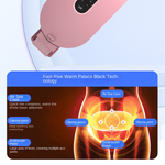 Electric Heated Waist Belt Abdominal Therapy Massager