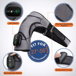 Electric Heated Shoulder Support Vibration Therapy Massager