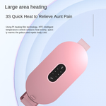 Electric Heated Waist Belt Abdominal Therapy Massager