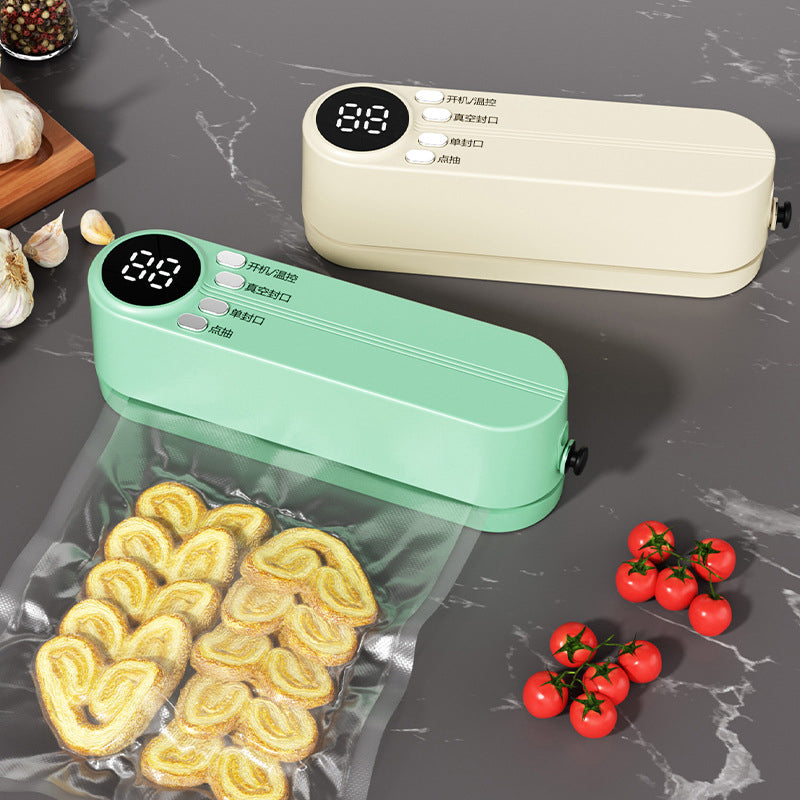 Cordless 3-in-1 Food Sealer | Vacuum Seal, Bag Inflator, Chip Bag Preserver