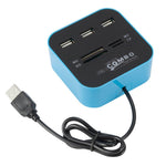 All-in-One USB Hub Card Reader Adapter