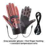 USB Heated Gloves Adjustable Temperature Winter Sports