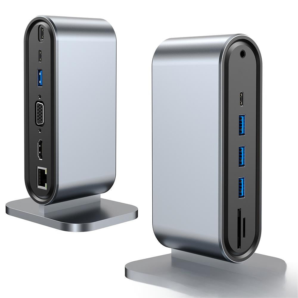 12-in-1 Type-C Docking Station Multi Interface