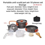 1–3 Person Camping Cookware Set Portable Hiking