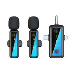 Wireless Lapel Microphone Outdoor Live Streaming Recording