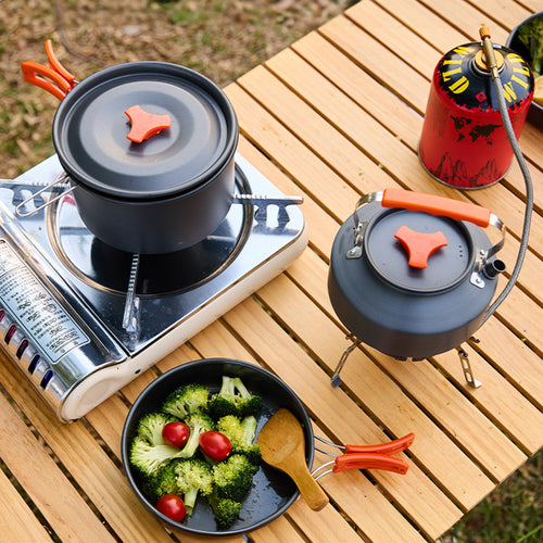 1–3 Person Camping Cookware Set Portable Hiking