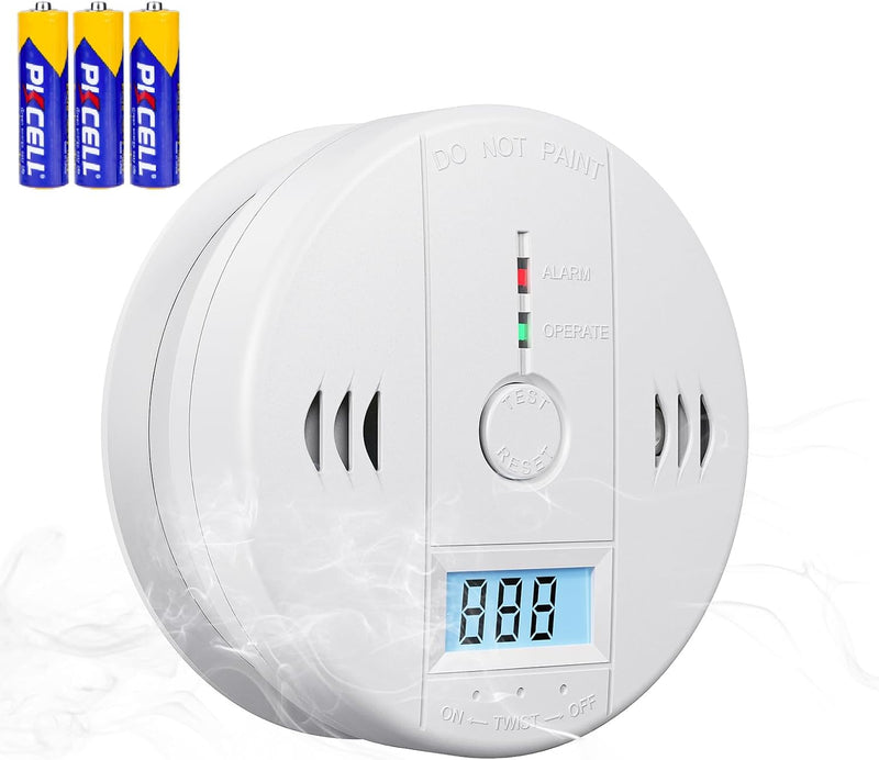 LCD Carbon Monoxide Detector Sensor Alarm Safety