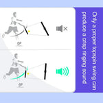 Portable Tennis Topspin Whistle Swing Training Aid