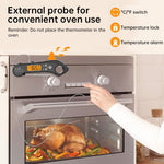 Digital Meat Thermometer Foldable Dual Probe Waterproof