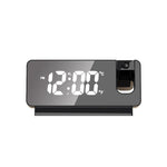 LED Large Screen Mirror Student Alarm Clock