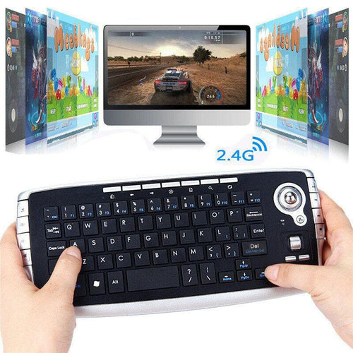 Air Flying Mouse Wireless Mini Keyboard Trackball