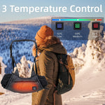 Heated Outdoor Ice Fishing Gloves Adjustable Speed