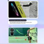 Portable Tennis Topspin Whistle Swing Training Aid