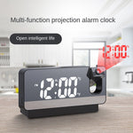 LED Large Screen Mirror Student Alarm Clock