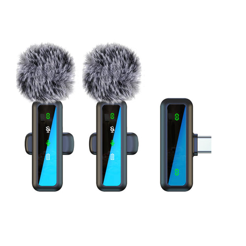 Wireless Lapel Microphone Outdoor Live Streaming Recording