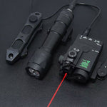 Mini PEQ15 Laser IR Tactical Light Picatinny Mount