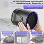 100-Speed Desktop Turbo Fan Digital Display Charging