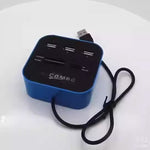 All-in-One USB Hub Card Reader Adapter