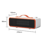 Desktop Heater Compact Quiet Energy Efficient Fan