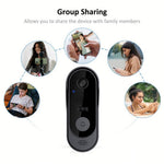 Smart WiFi Doorbell Night Vision Two-Way Talk