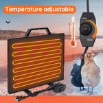Poultry Coop Thermostatic Radiant Heater Adjustable