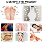 Folding USB-C Rechargeable Foot Massager with Multi-Mode Acupoint Stimulation, Portable Meridian Activation Device D238