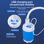 Rechargeable Electric Camping Shower Pump Digital Display