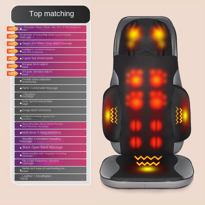 Full Back Neck Waist Vibration Massage Cushion