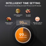 Professional 8-Channel Kitchen Timer Shake Alert Plug