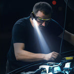 LED Headlamp Wave Sensor Rechargeable Adjustable Outdoor