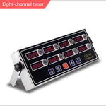 Professional 8-Channel Kitchen Timer Shake Alert Plug