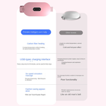 Electric Heated Waist Belt Abdominal Therapy Massager