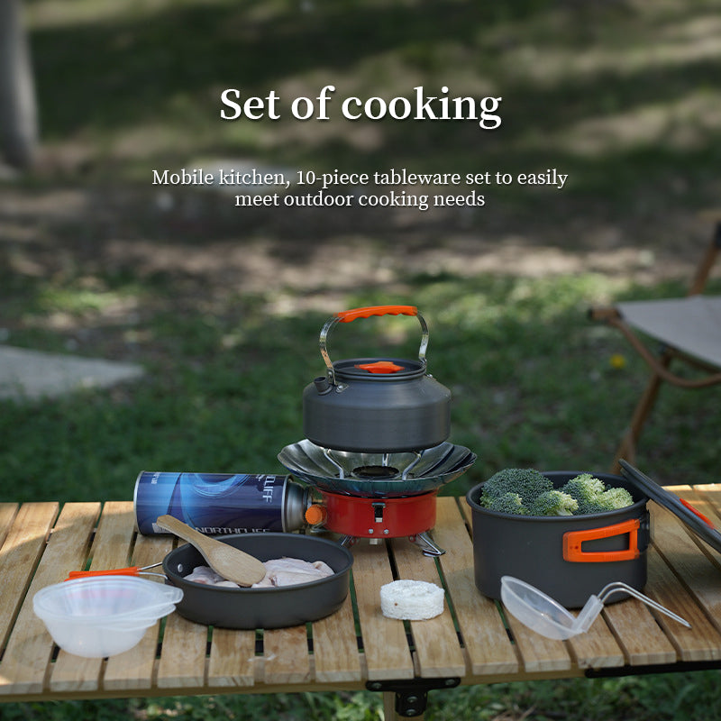 1–3 Person Camping Cookware Set Portable Hiking