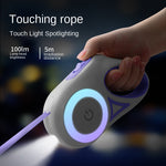 LED Light Retractable Dog Walking Traction Rope