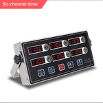 Professional 8-Channel Kitchen Timer Shake Alert Plug