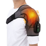 Electric Heated Shoulder Support Vibration Therapy Massager