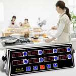 Professional 8-Channel Kitchen Timer Shake Alert Plug