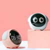 Cartoon Digital Alarm Clock Kids Light Emotion