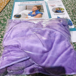 Microwave Heating Neck and Shoulder Wrap Gravity Weighted Strap Short Plush Neck and Shoulder Heating Pad with Hot/Cold Pack